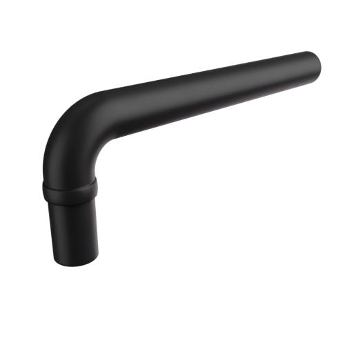 Ritefit Rail 38mm Modular System Elbow 90 degree with 300mm lead in Matte Black