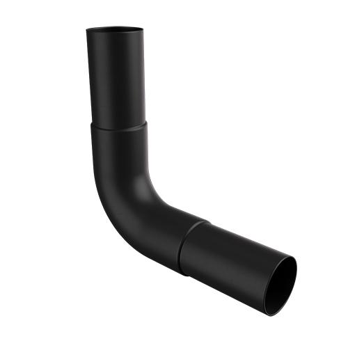 Ritefit Rail 38mm Modular System Elbow 90 degree with dress rings Matte Black