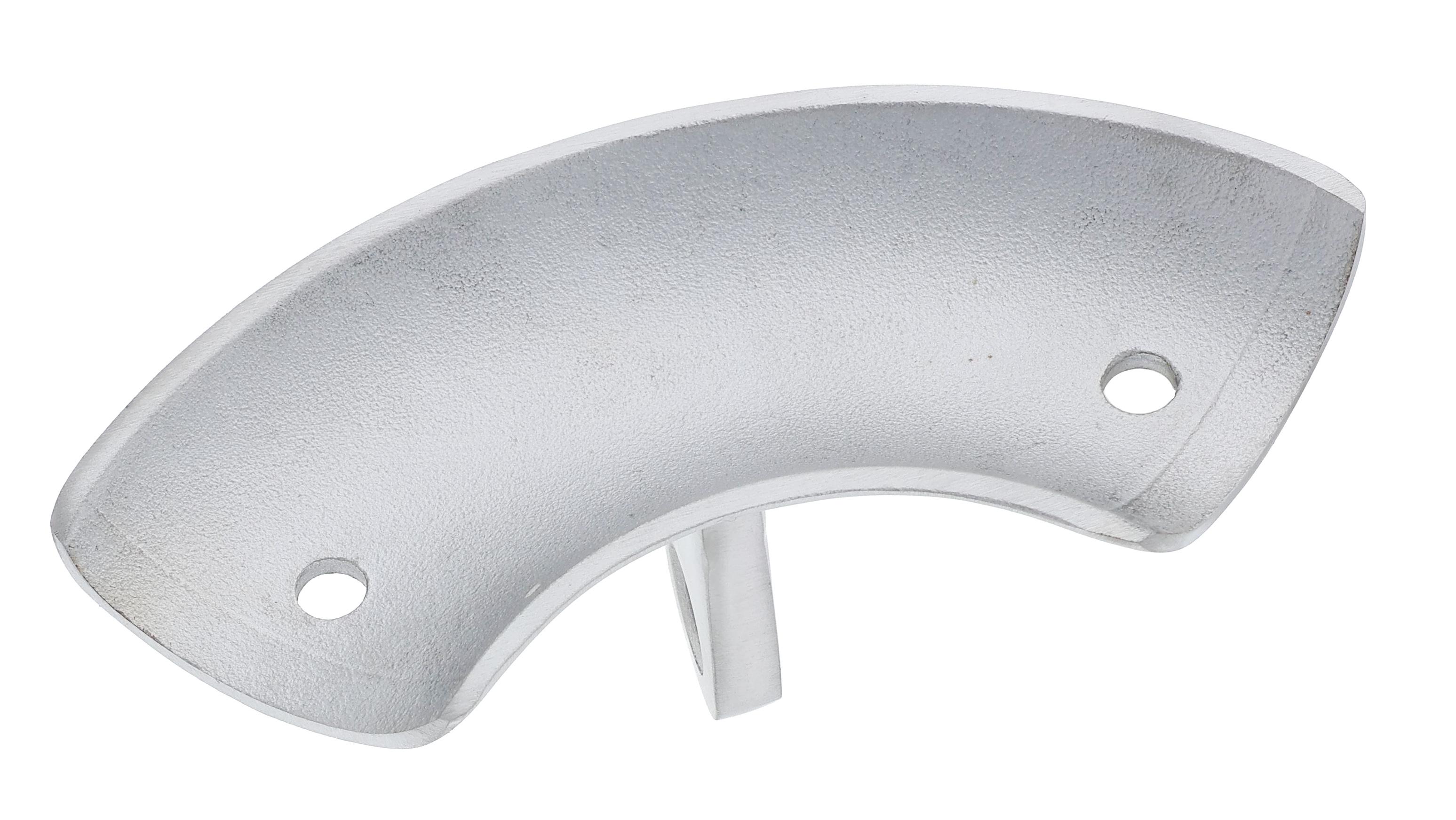 Ritefit Rail 38mm Modular System Bracket 90 degree to fit beneath N3901-38 elbow allowing access to centre a vertical leg Brushed Stainless