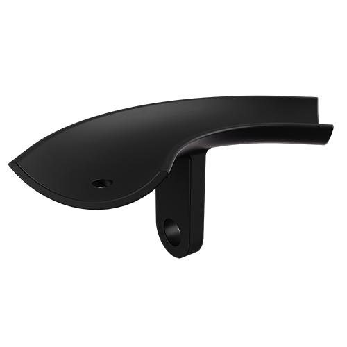 Ritefit Rail 38mm Modular System Bracket 90 degree to fit beneath N3901-38 elbow allowing access to centre a vertical leg Matte Black