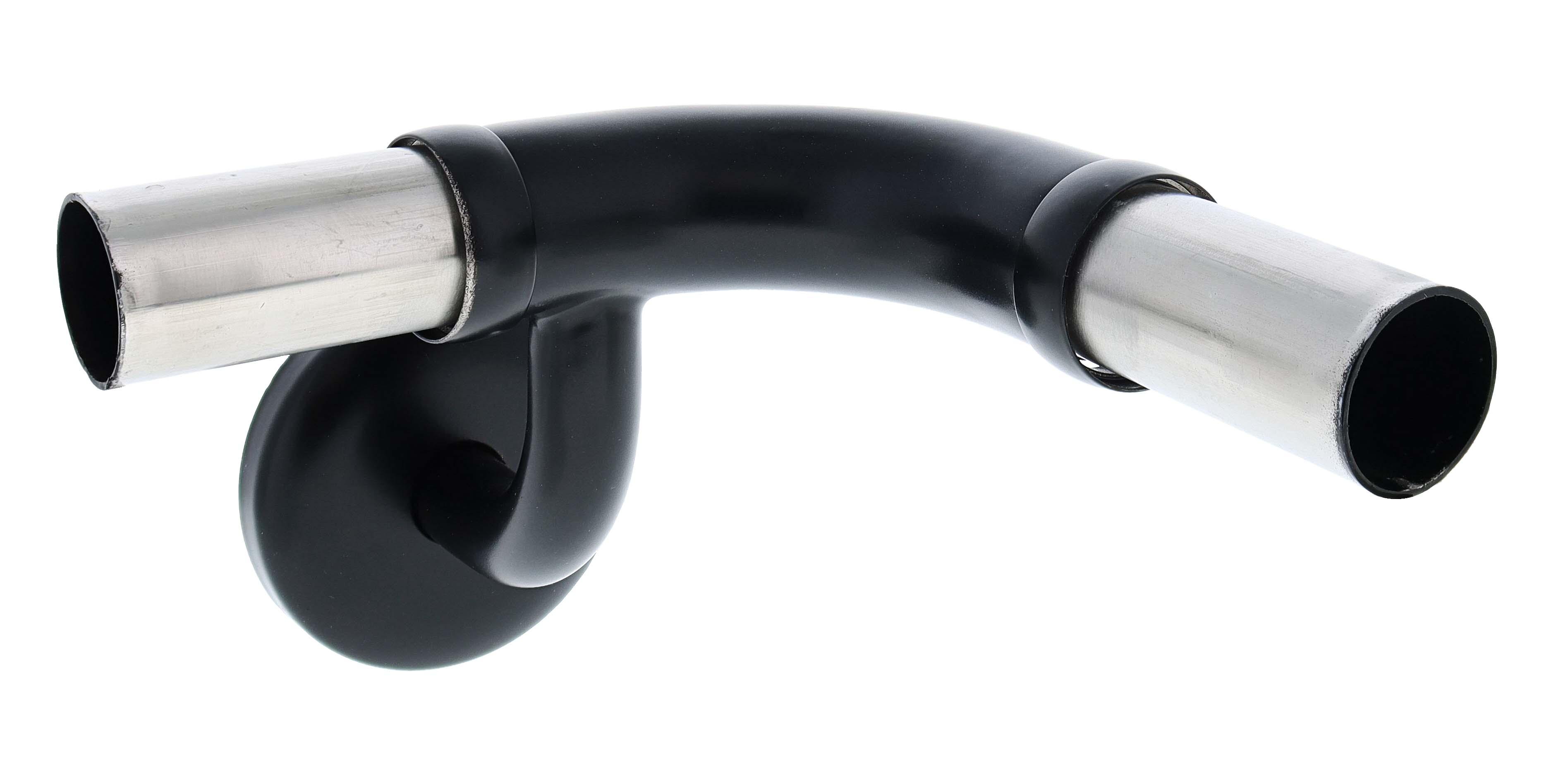 Modular Grab Rails Elbow, Elbow 90 degree horizontal rh, Concealed Fixing Matte Black