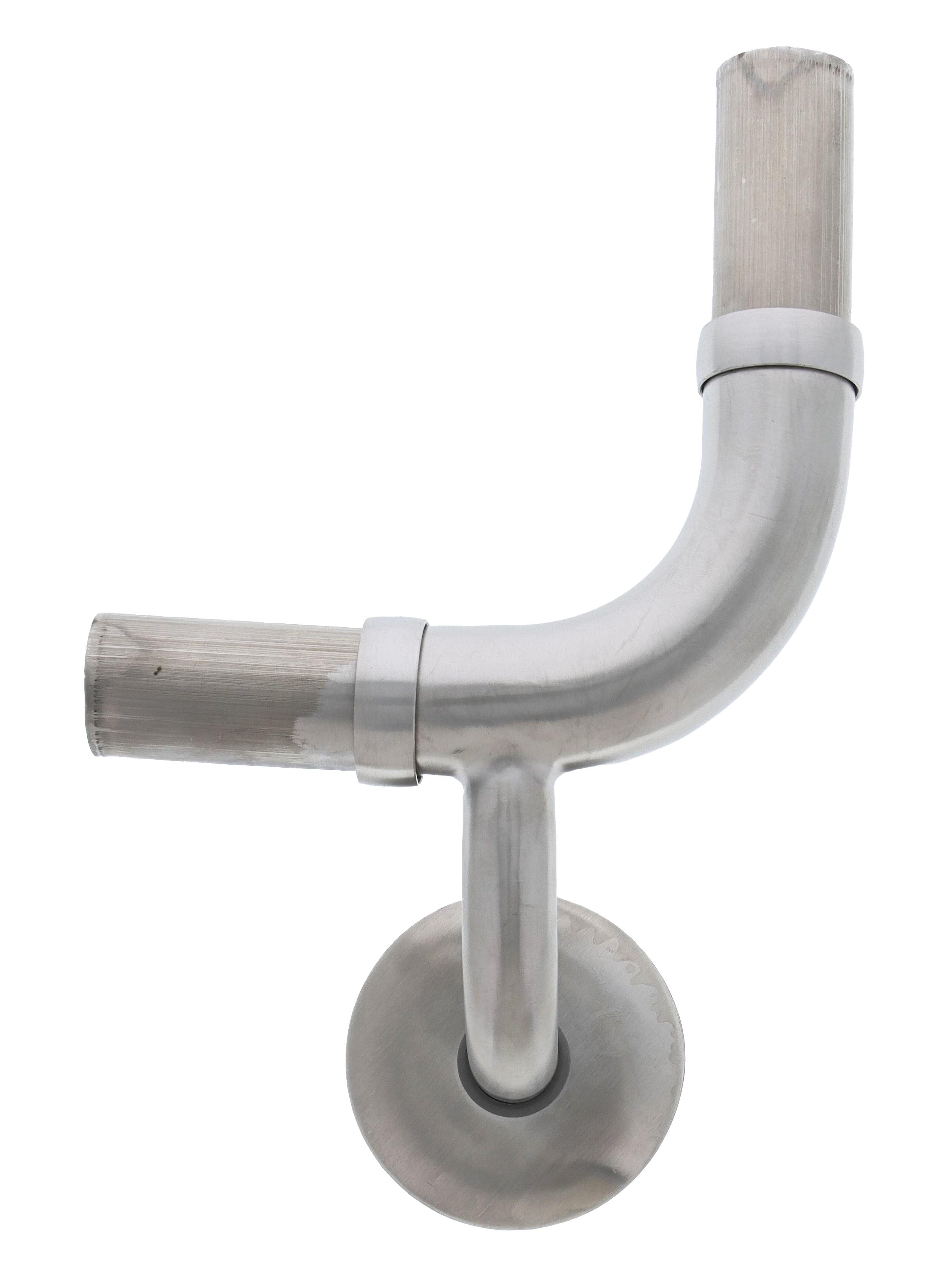 Steri-Gard Modular Grab Rails Elbow, Elbow 90 degree vertical rh, , Concealed Fixing Brushed stainless steel