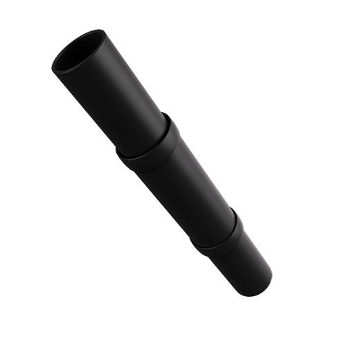 Ritefit Rail 38mm Modular System Straight joiner with two dress rings Matte Black
