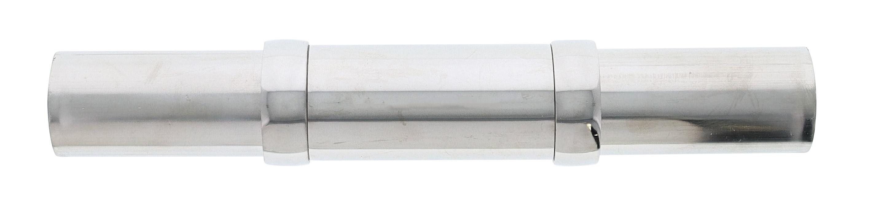 Modular Grab Rails Straight Joiner, Straight joiner less undersling, Polished Stainless Steel