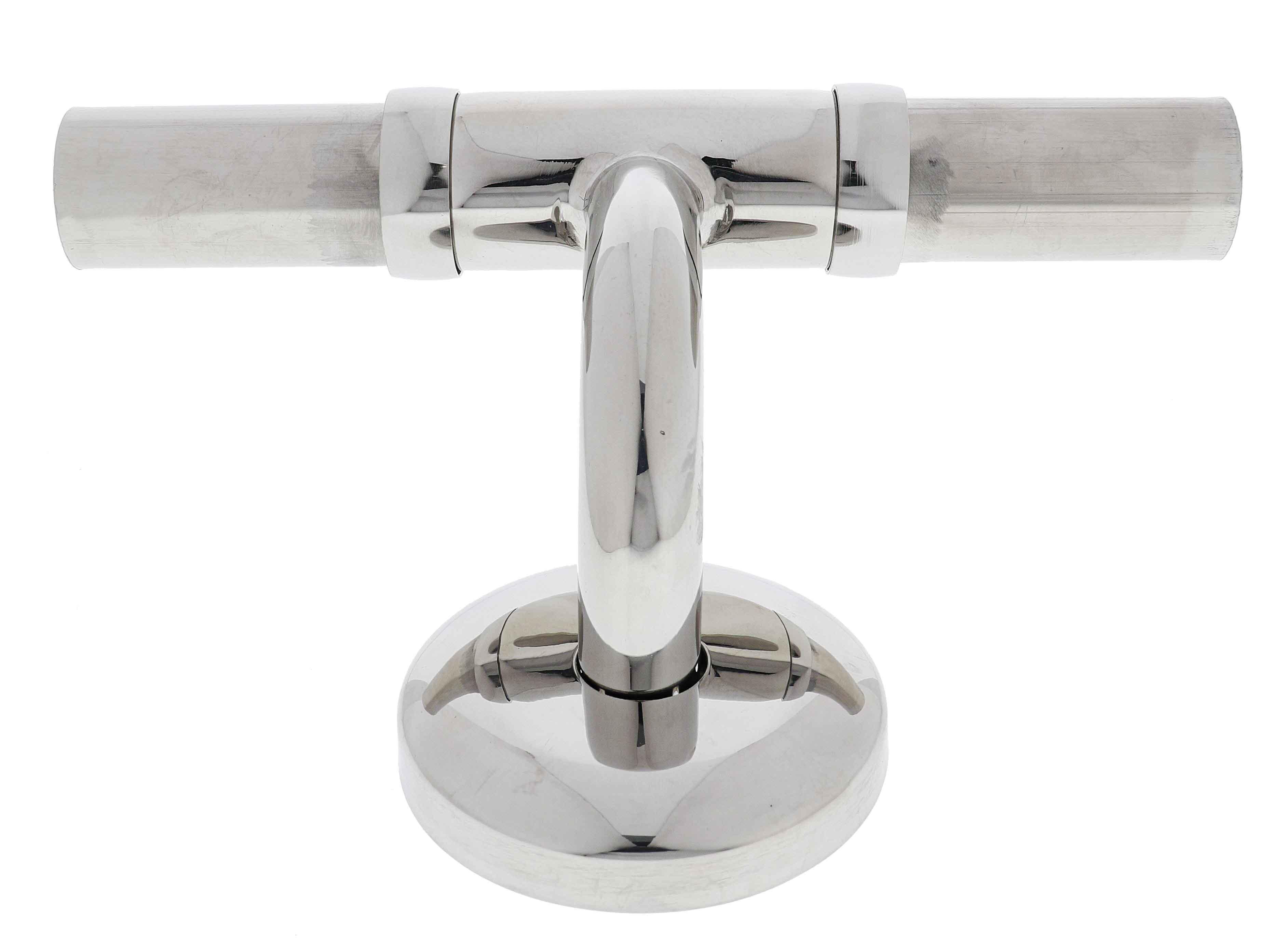 Modular Grab Rails Straight Joiner, Straight joiner, Concealed Fixing Polished Stainless Steel