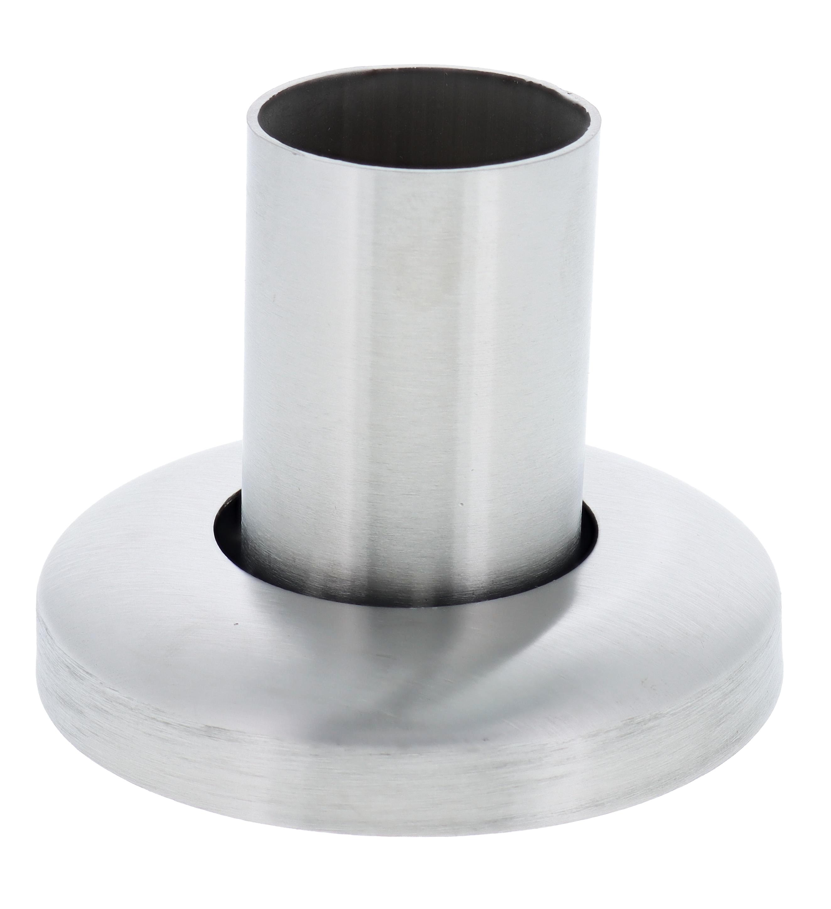 Ritefit Rail 38mm Modular System Straight end with no swaged end tubing fits without the need for dress ring Brushed Stainless Steel