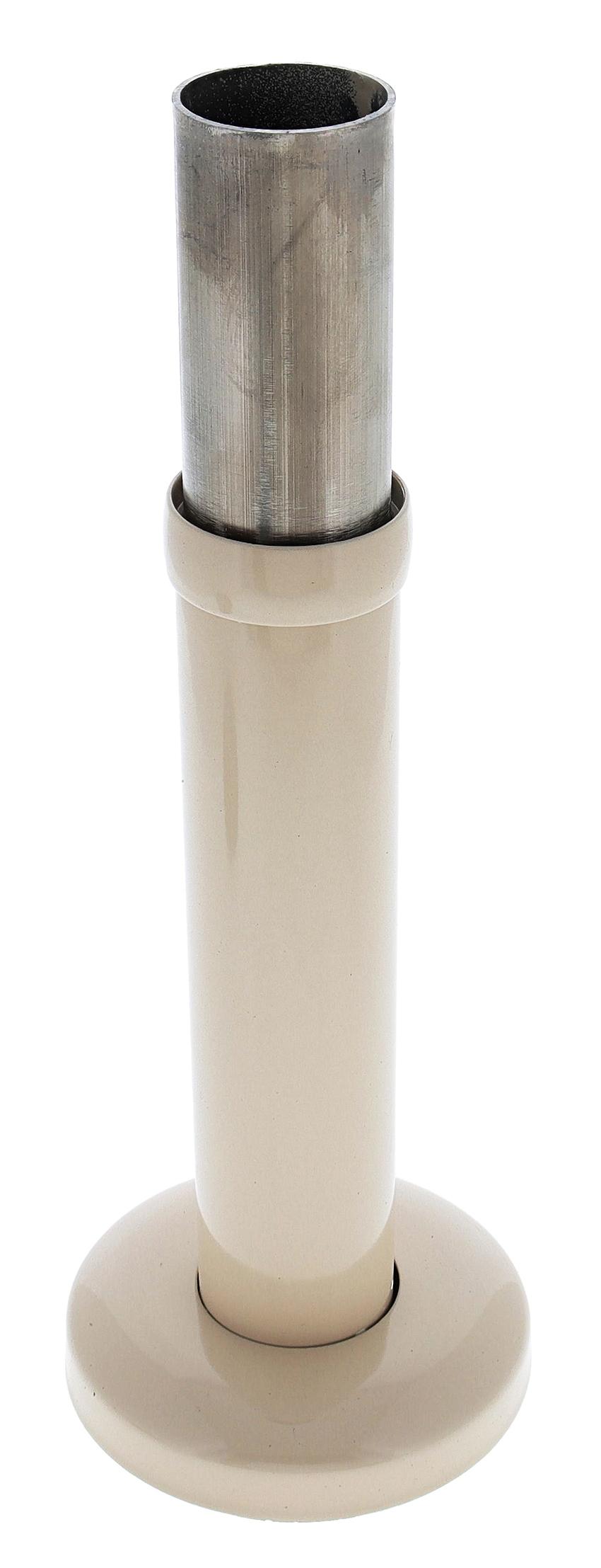 Modular Grab Rails Straight End, Straight end extended, Concealed Fixing Almond Ivory