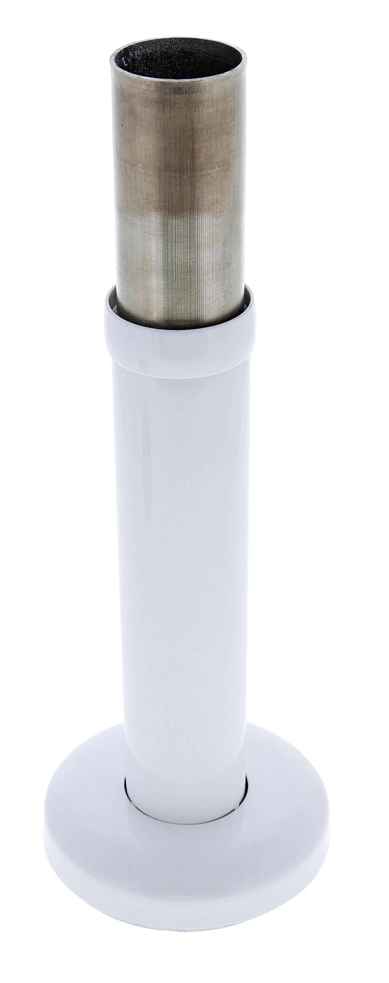 Modular Grab Rails Straight End, Straight end extended, Concealed Fixing White