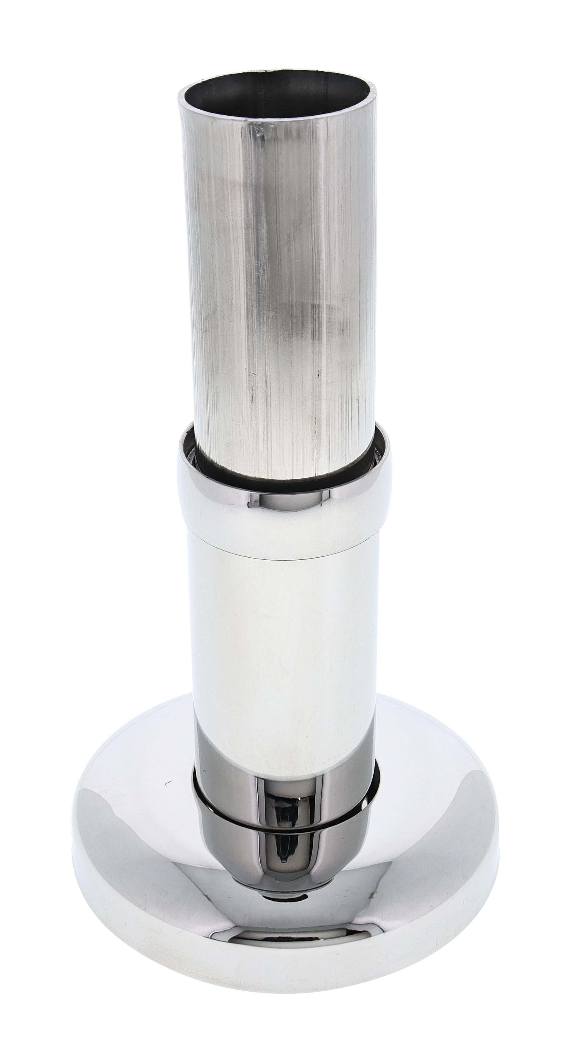 Modular Grab Rails Straight End, Straight end, Concealed Fixing Polished Stainless Steel