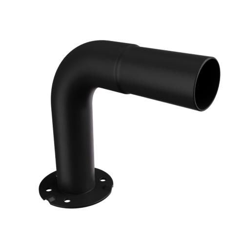 Ritefit Rail 38mm Modular System Elbow end extended length 150mm overall per one with dress ring Matte Black