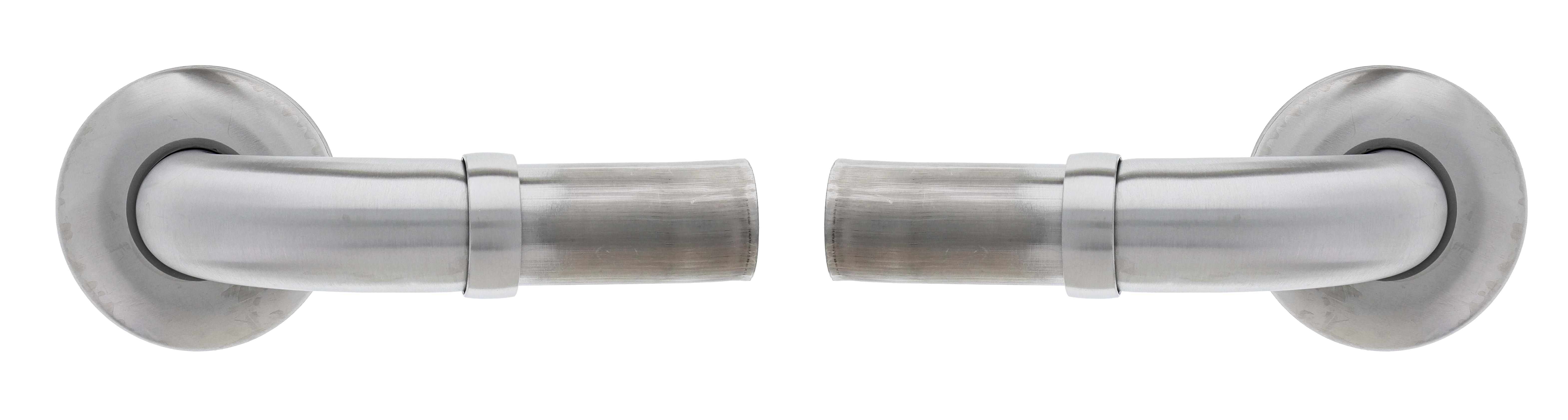 Steri-Gard Modular Grab Rails Elbow pair, Standard elbow ends, , Concealed Fixing Brushed stainless steel