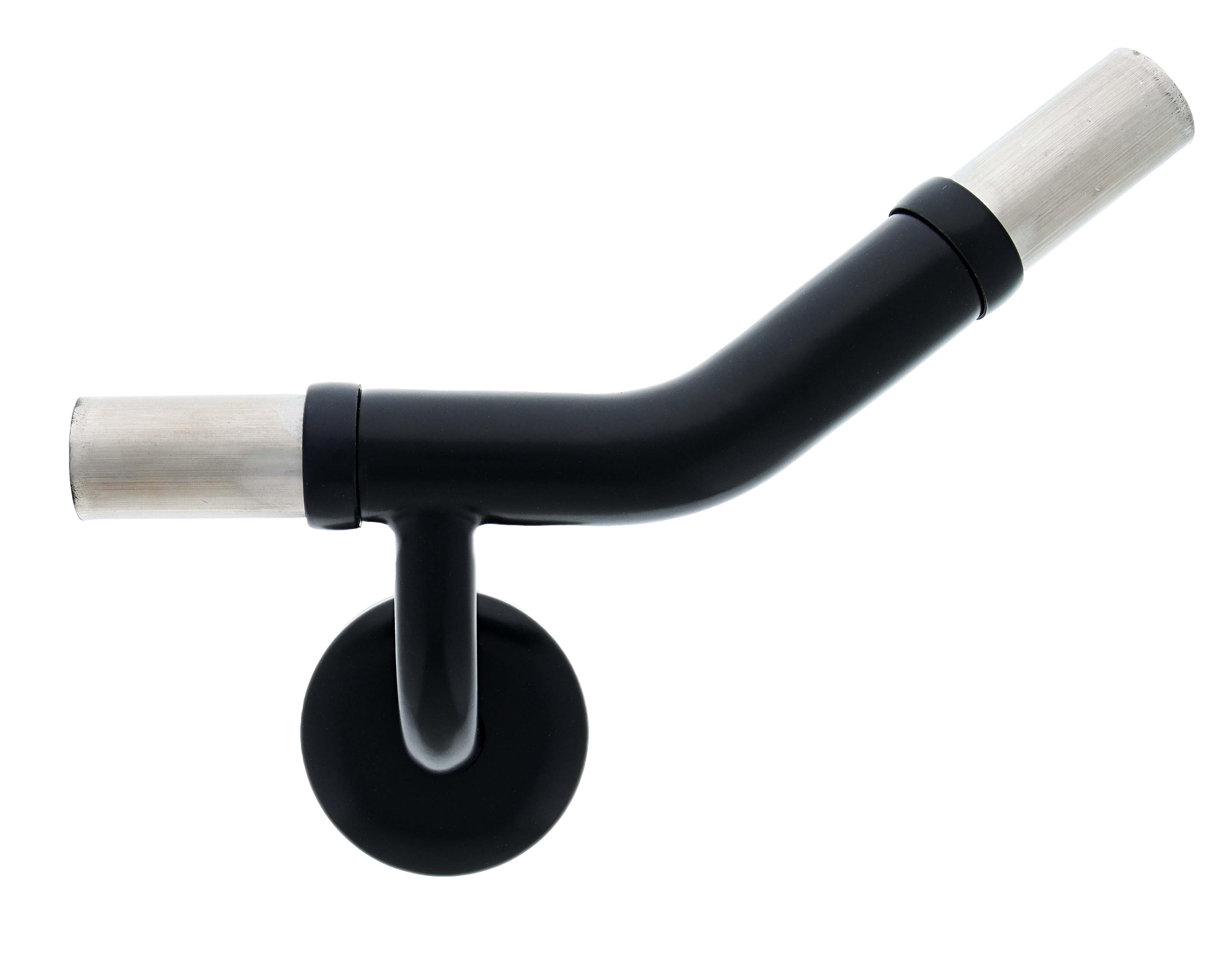 Modular Grab Rails Elbow, Elbow 40 degree rh, Concealed Fixing Matte Black