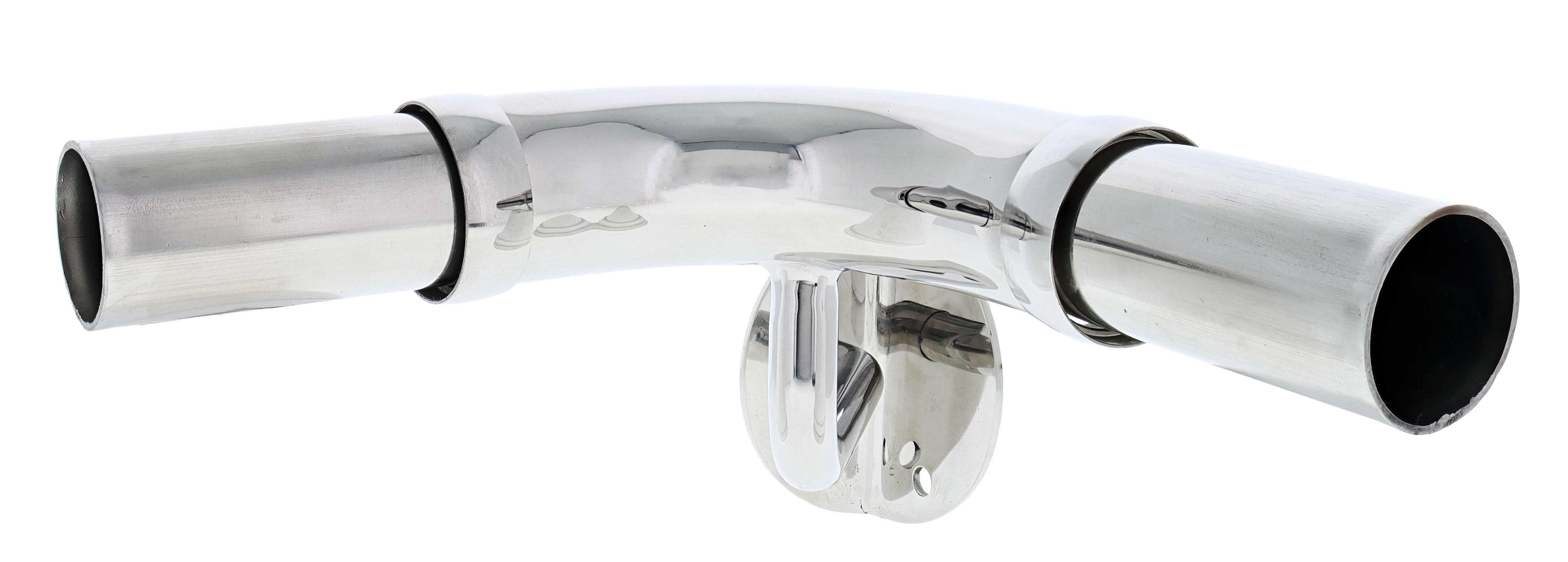 Modular Grab Rails Elbow, Elbow 90 degree corner support, Exposed Fixing Polished Stainless Steel