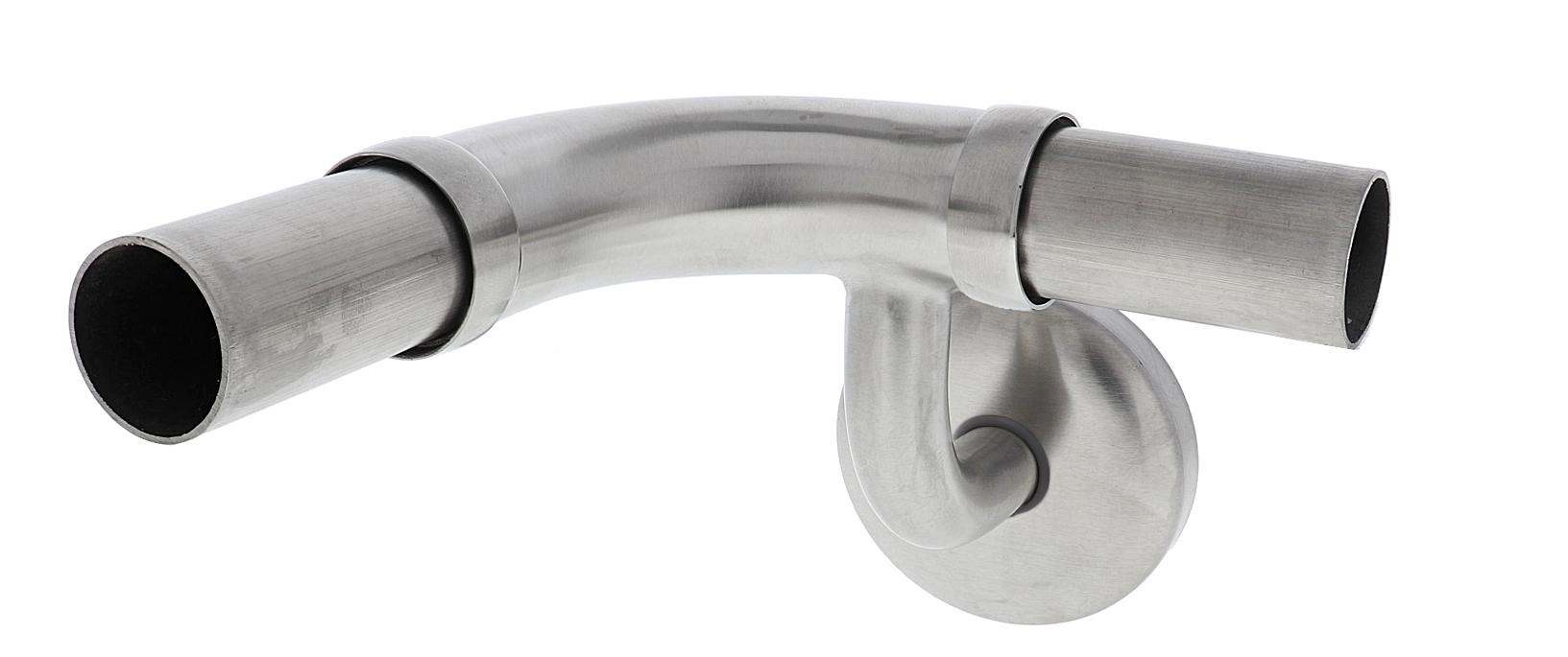 Steri-Gard Modular Grab Rails Elbow, Elbow 90 degree horizontal lh, , Concealed Fixing Brushed stainless steel