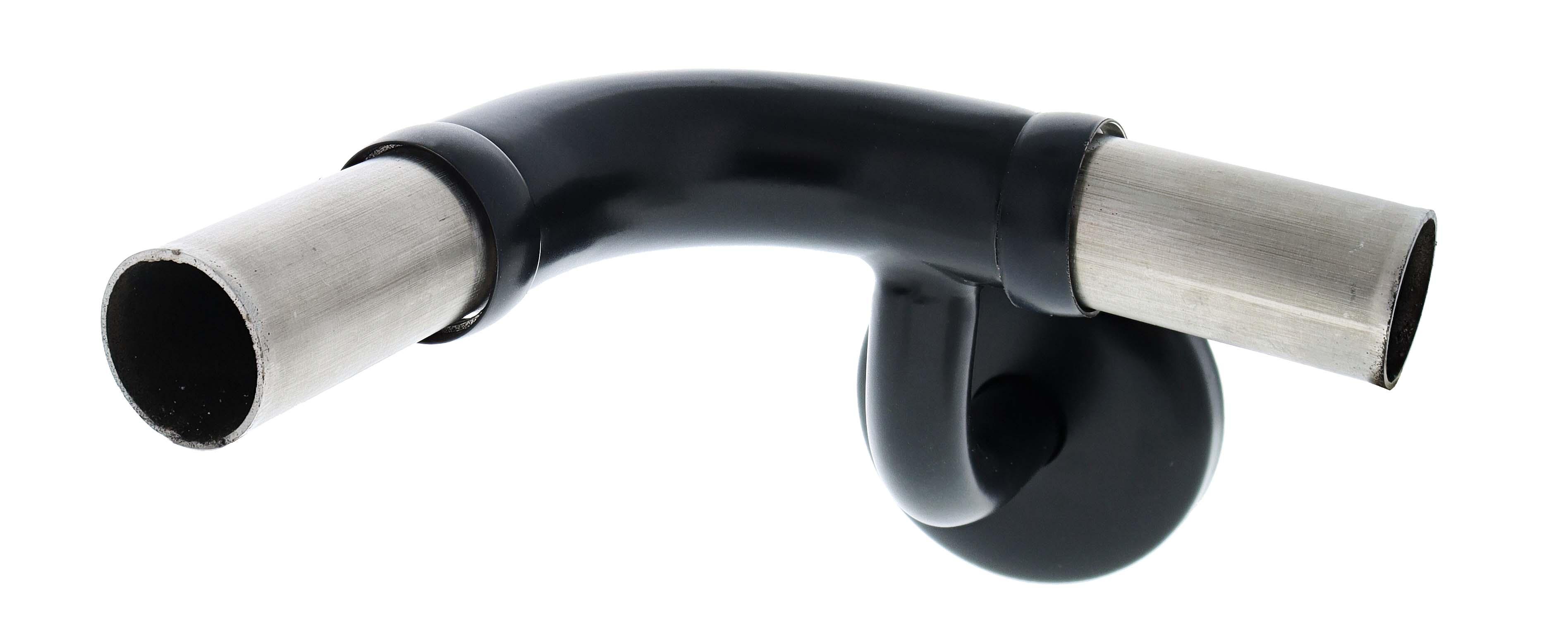 Modular Grab Rails Elbow, Elbow 90 degree horizontal lh, Concealed Fixing Matte Black