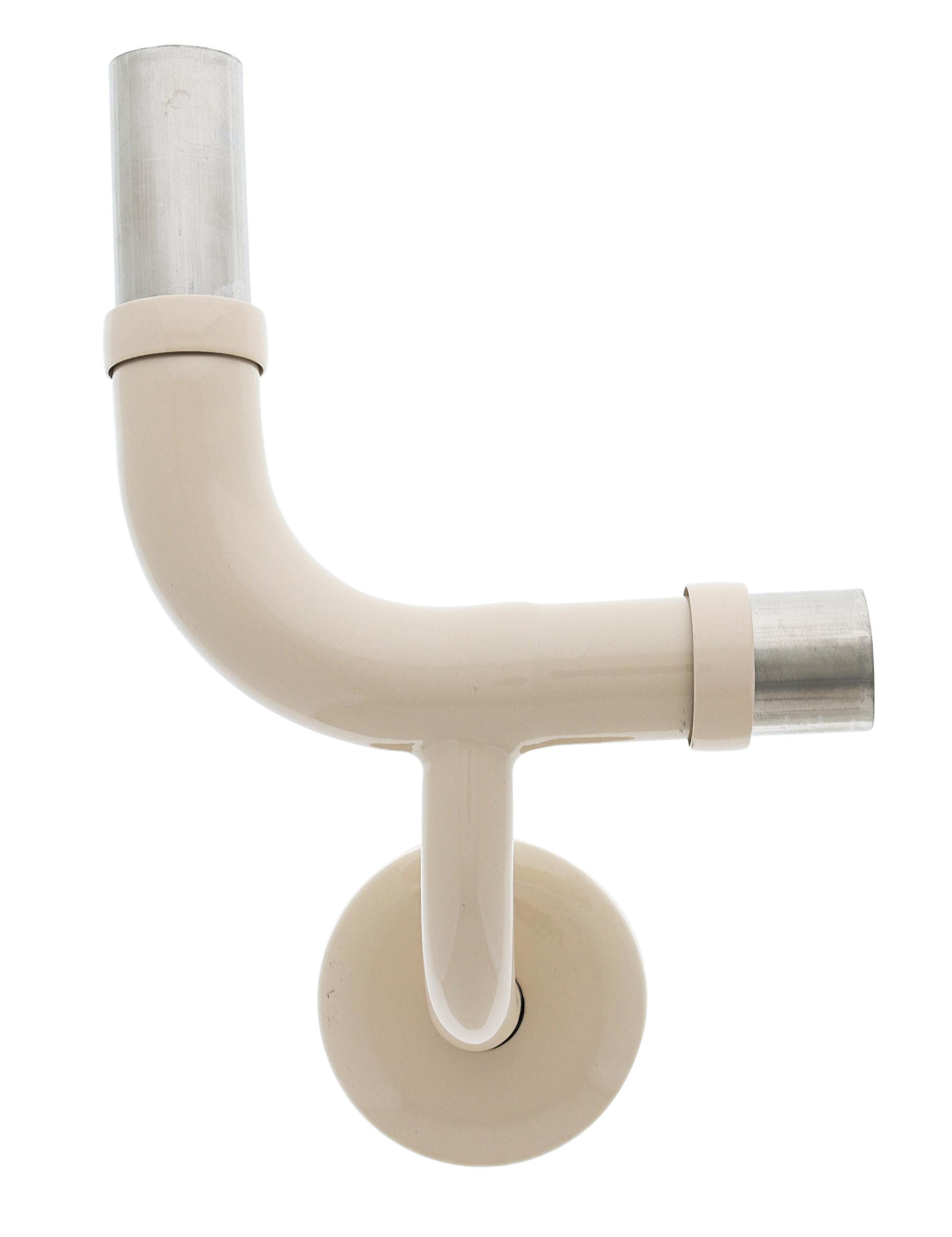Modular Grab Rails Elbow, Elbow 90 degree vertical lh, Concealed Fixing Almond Ivory