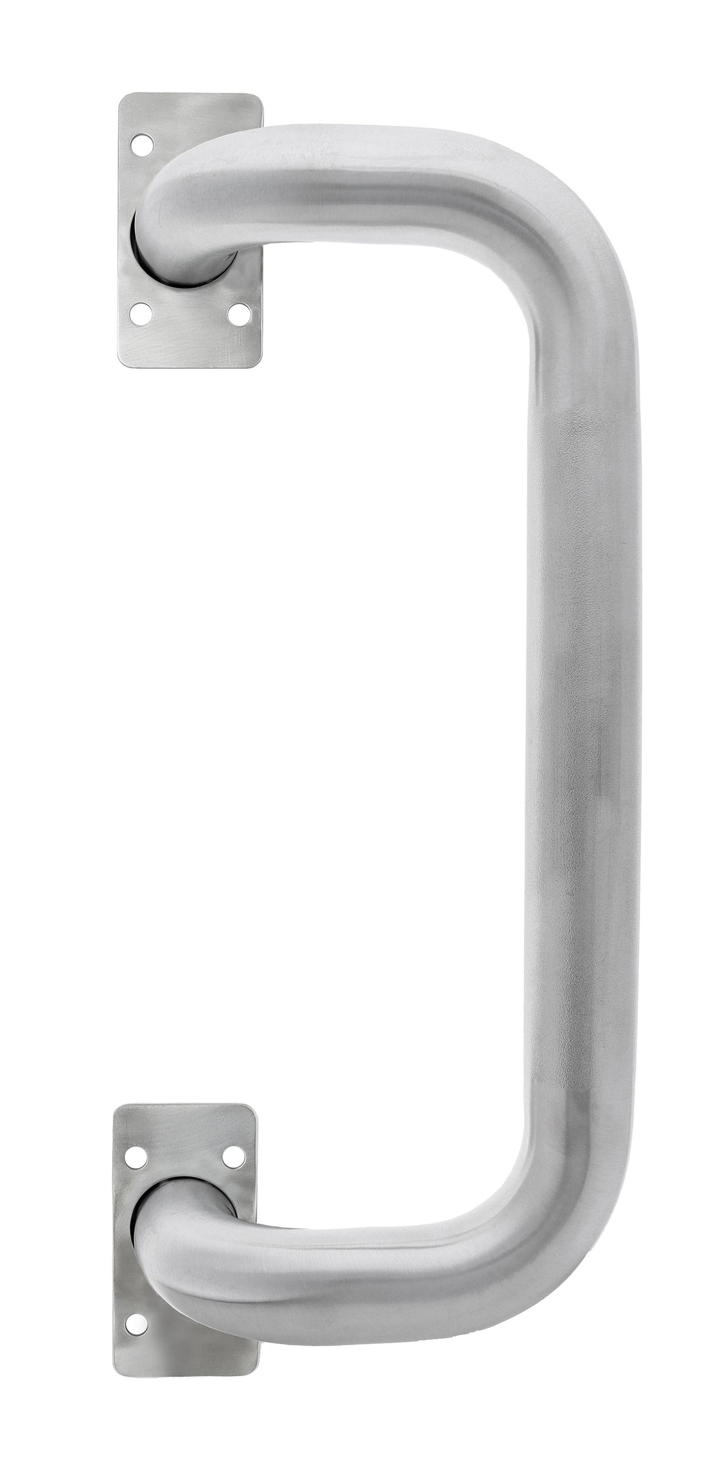 Offset Grab Rail, 32mm x 300mm, Exposed fixing, Peened Stainless Steel