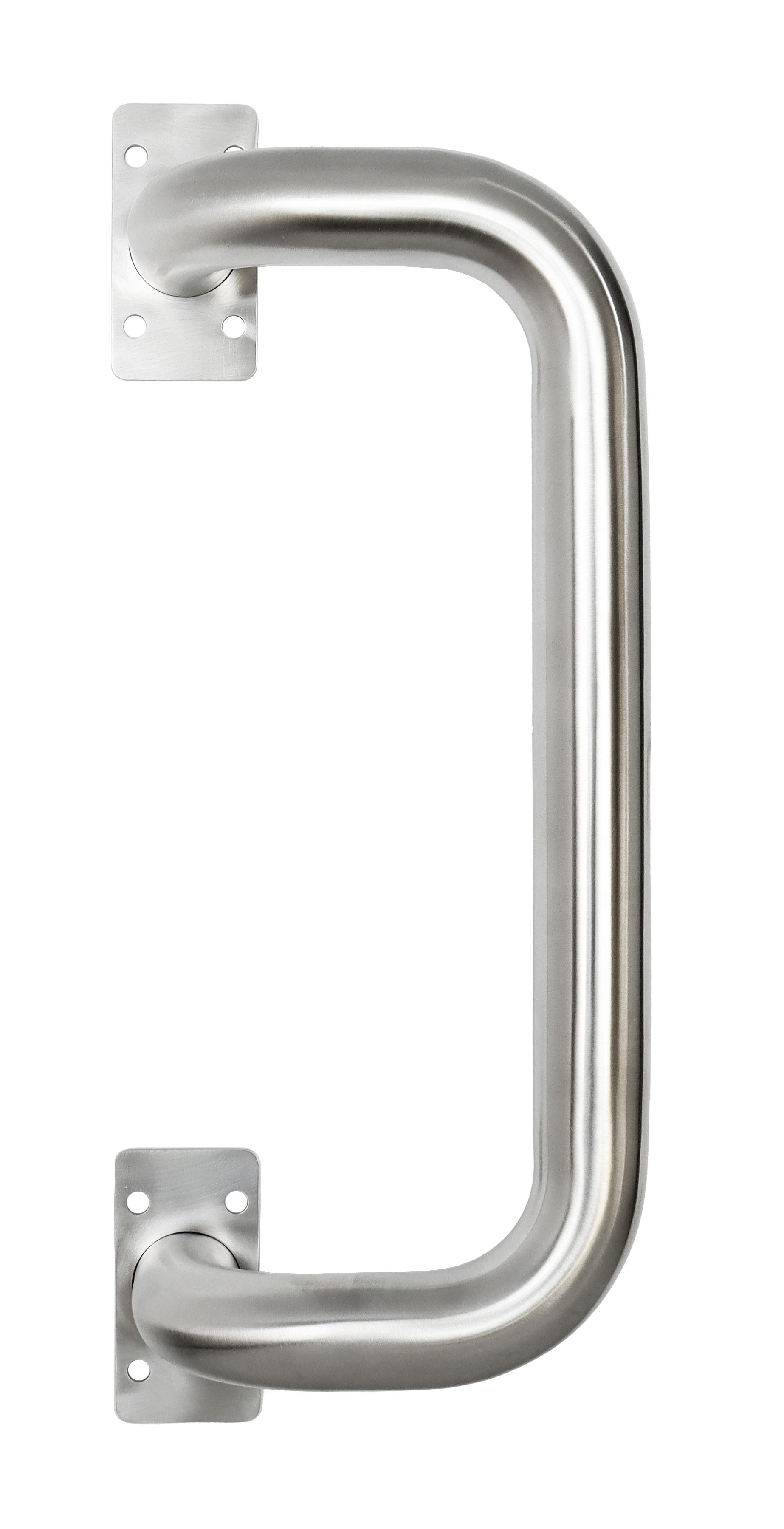 Offset Grab Rail, 32mm x 300mm, Exposed fixing, Brushed Stainless Steel