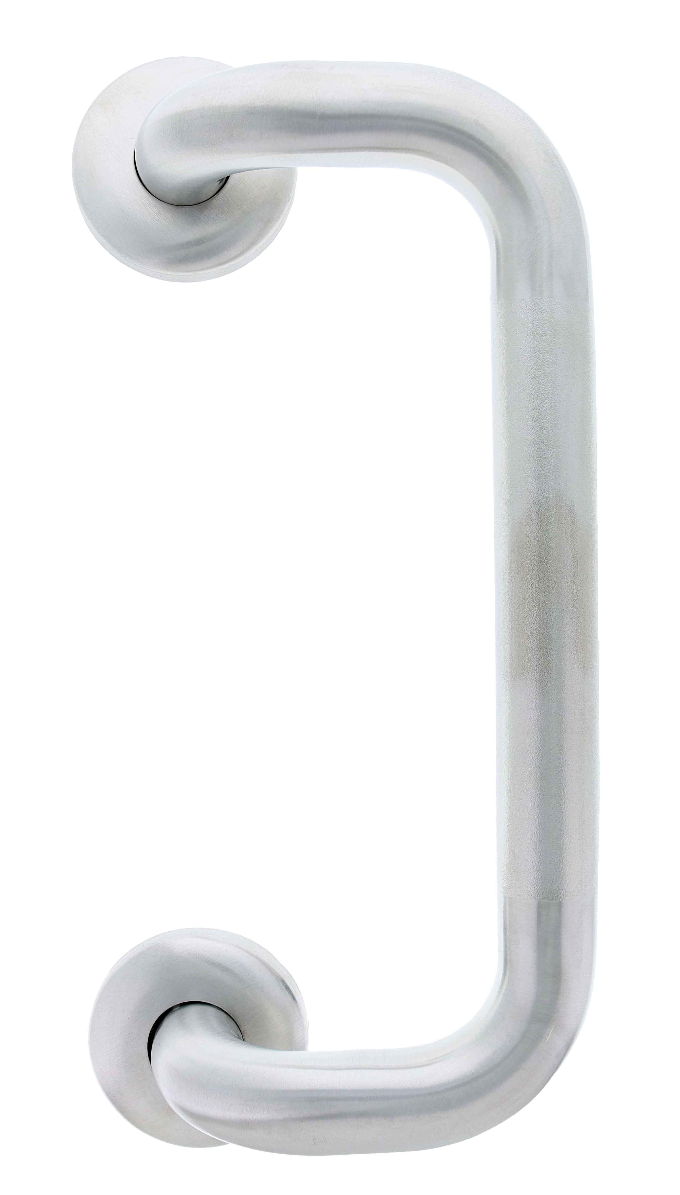 Offset Grab Rail, 32mm x 300mm, Concealed Fixing, Peened Stainless Steel