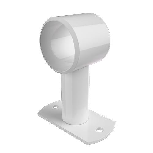 Ritefit Rail 38mm Modular System Bracket stabilizer through design with grub screw for bracing White