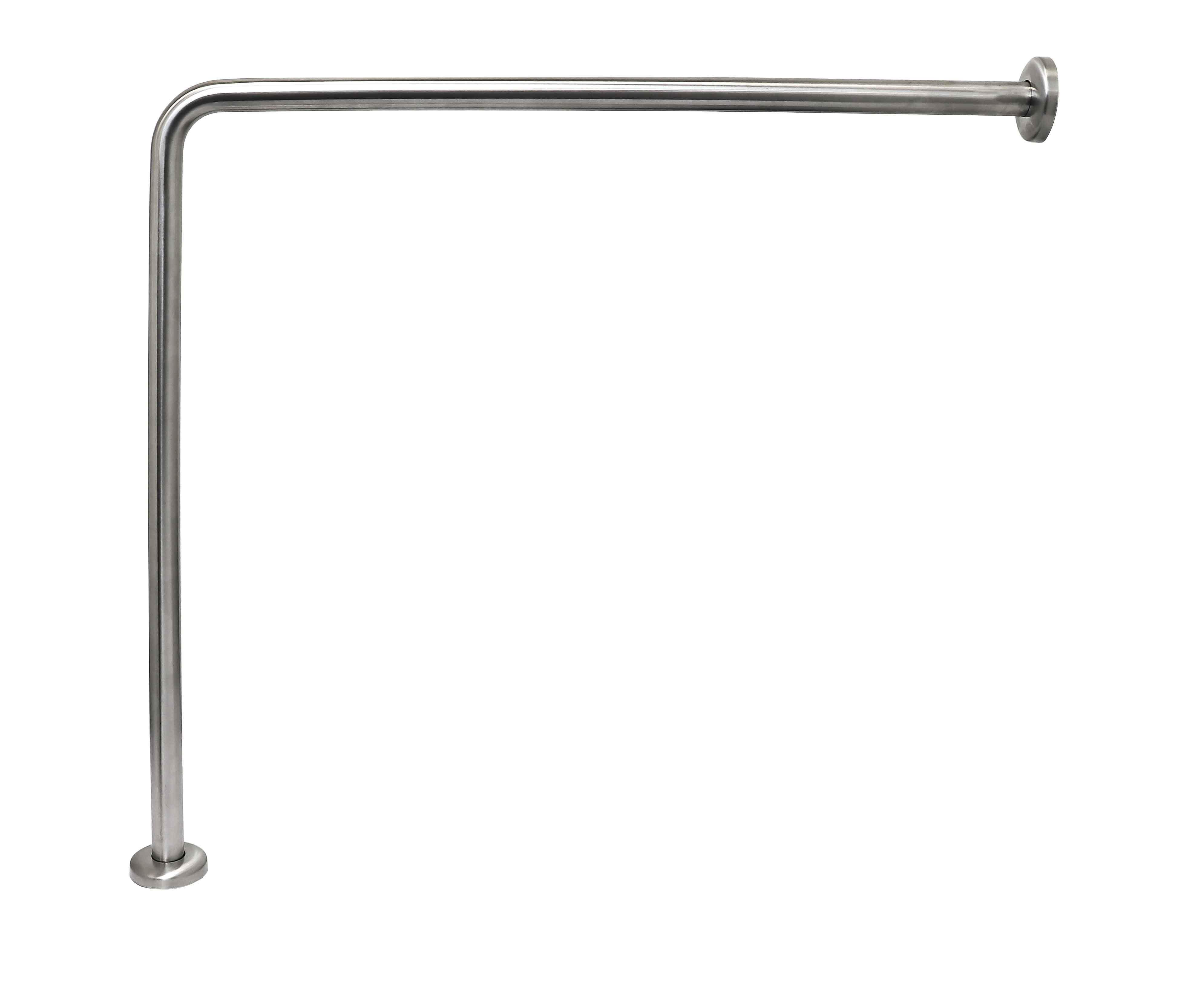 L Shaped 800mm x 750mm 32mm Concealed Fixing