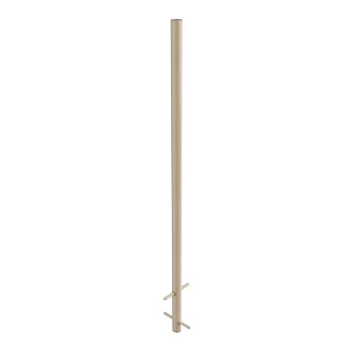 Ritefit Rail 38mm Modular System 1300mm Vertical leg for core drilled with two offset pins Almond Ivory