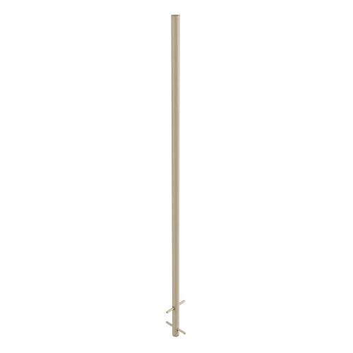 Ritefit Rail 38mm Modular System 1800mm Vertical leg for core drilled with two offset pins Almond Ivory