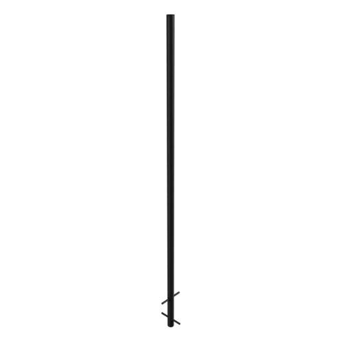 Ritefit Rail 38mm Modular System 1800mm Vertical leg for core drilled with two offset pins Matte Black