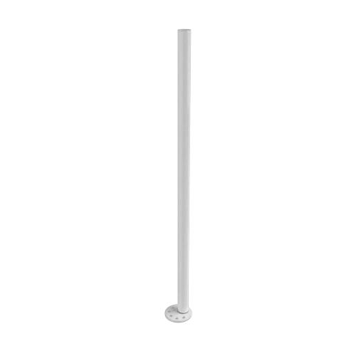 Ritefit Rail 38mm Modular System 1000mm Vertical leg offset with offset positioning close to edge 6mm flange 100mm diameter and flange cover