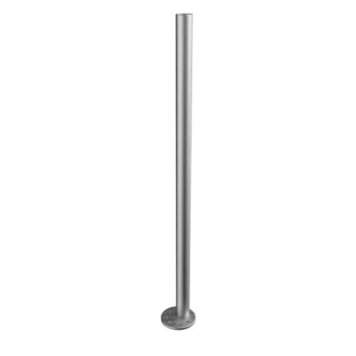 Ritefit Rail 38mm Modular System 820mm Vertical leg offset with offset positioning close to edge 6mm flange 100mm diameter and flange cover