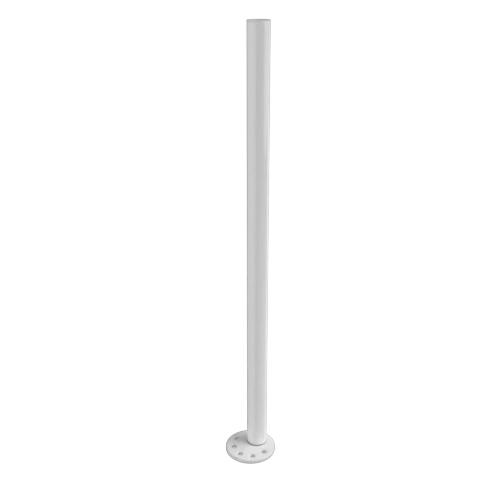 Ritefit Rail 38mm Modular System 820mm Vertical leg offset with offset positioning close to edge 6mm flange 100mm diameter and flange cover
