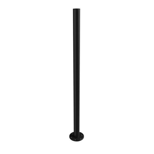 Ritefit Rail 38mm Modular System 820mm Vertical leg with reinforced lower inner section with 6mm flange 100mm diameter and flange cover Matt