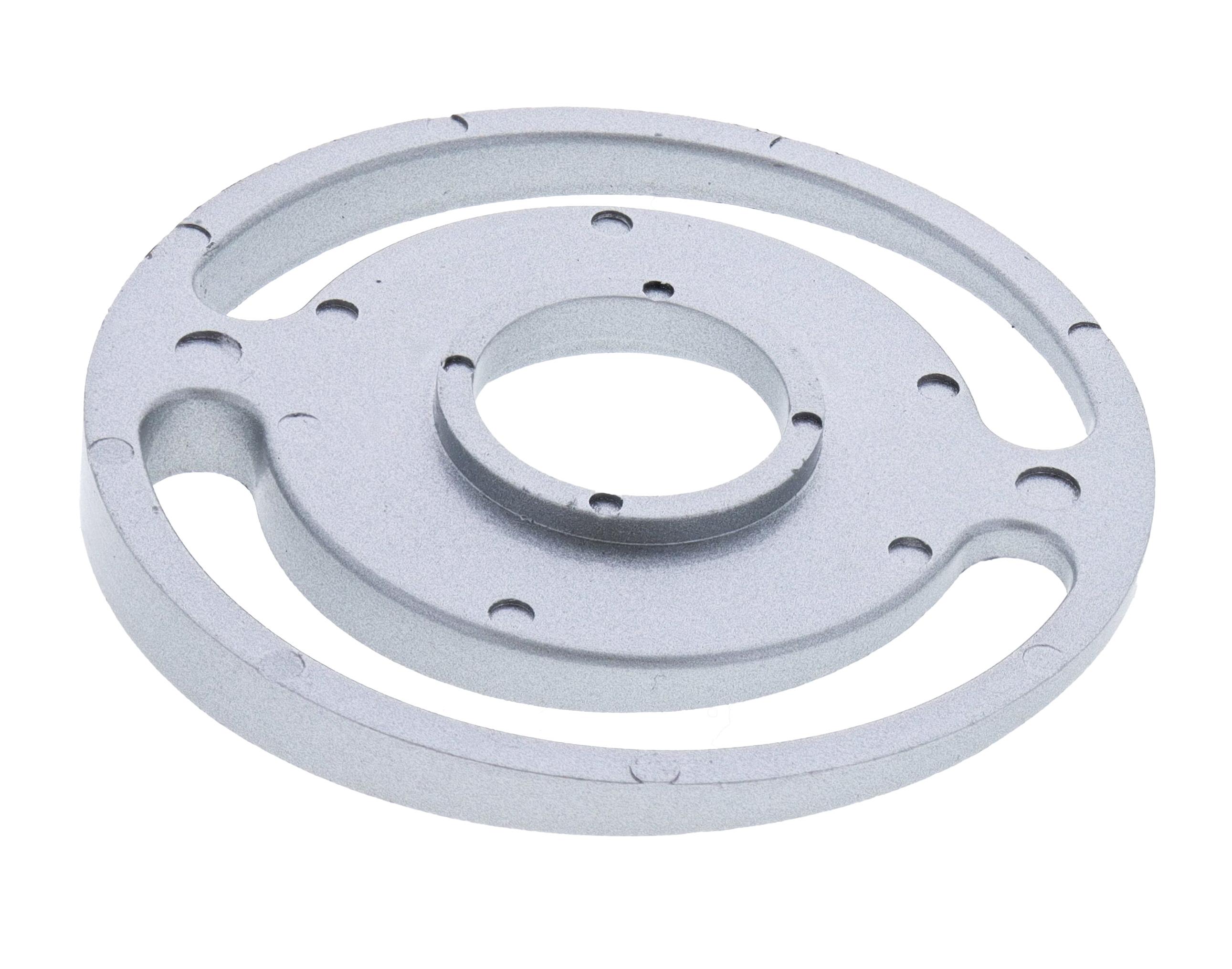 Ritefit Rail 38mm Modular System Wedge for vertical post 4 degree Brushed Stainless Steel
